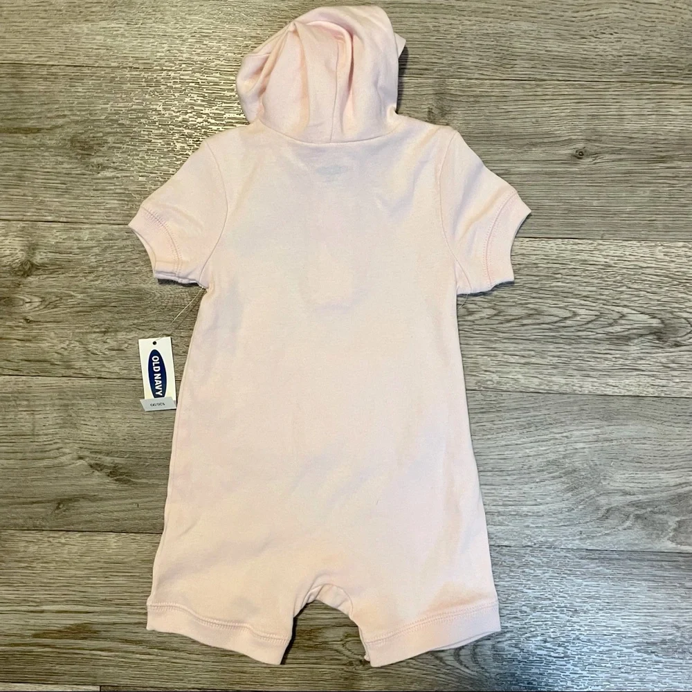 Old Navy Kitten Hooded Onesie Baby 3-6 Month NEW